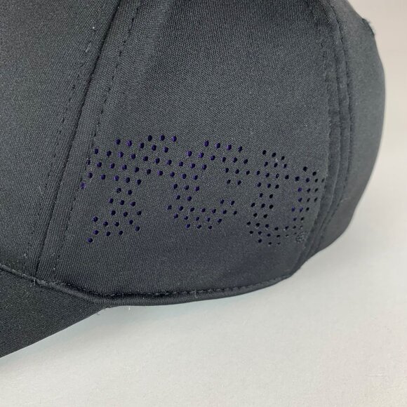 TCU Horned Frogs NCAA Black Top of the World Stretch Fitted Hat One Size - Picture 2 of 7